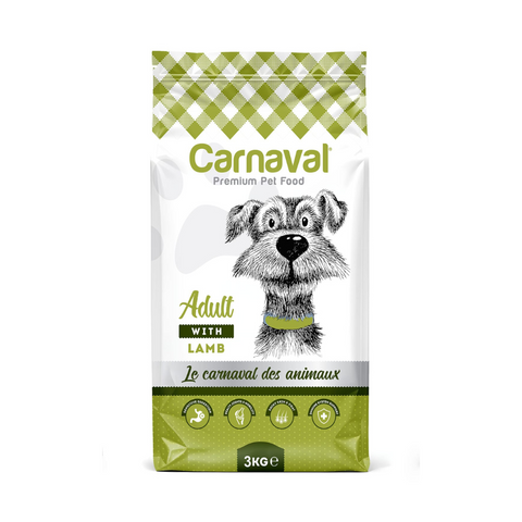 Carnaval Adult Dog Food – Lamb 3kg