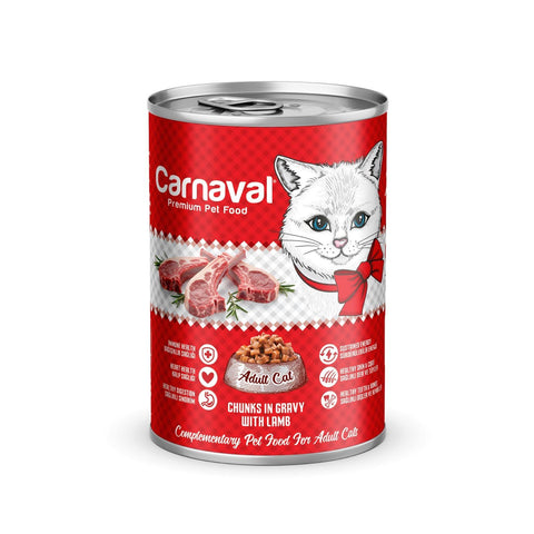 Carnaval Adult Wet Cat Food - Lamb 400g