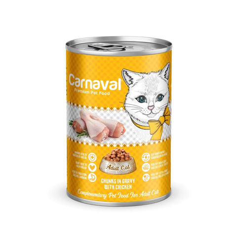 Carnaval Adult Wet Cat Food - Chicken 400g