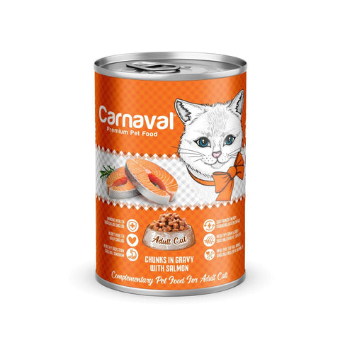 Carnaval Adult  Wet Cat Food - Salmon 400g