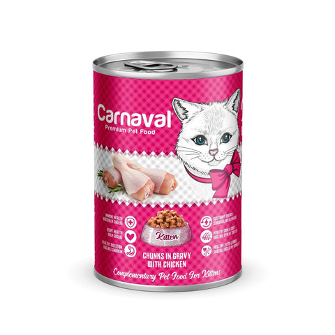 Carnaval Kitten Wet Cat Food - Chicken 400g